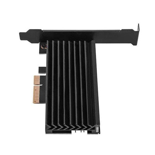 M.2 NVMe SSD M key to PCIe x4 ARGB adapter card with heatsink and thermal pad M.2 NVMe SSD M key to PCIe x4 ARGB adapter card with heatsink and thermal pad